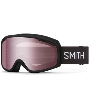 Women's Smith Vogue Ski, Snowboarding Goggles - Mirror Anitfog Lens - Black / Ignitor