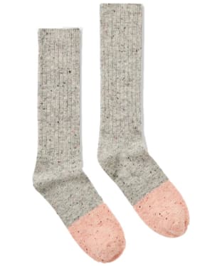 Women's Joules Boot Socks - Grey Marl Colour Block