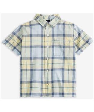 Boy's Barbour Gordon Short Sleeve Summer Fit Cotton Shirt, 6-9yrs - Sandsend Tartan