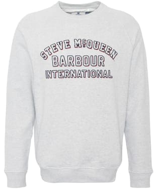 Men's Barbour International Laguna Crew Neck Sweatshirt - Grey Marl