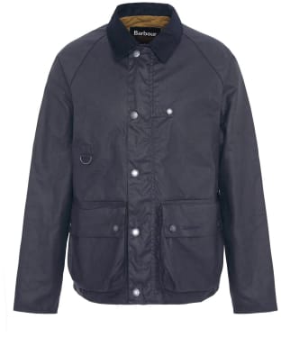 Men's Barbour Utility Spey Waxed Cotton Jacket - Navy