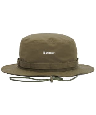 Men's Barbour Teesdale  Showerproof Bucket Hat - Army Green