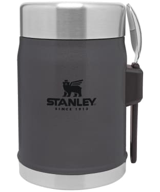 Stanley Legendary Stainless Steel Insulated Food Jar and Spork 0.4L - Charcoal