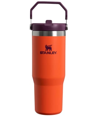Stanley Iceflow Flip Straw Stainless Steel Insulated Drinks Tumbler / Bottle 0.89L - Tigerlily