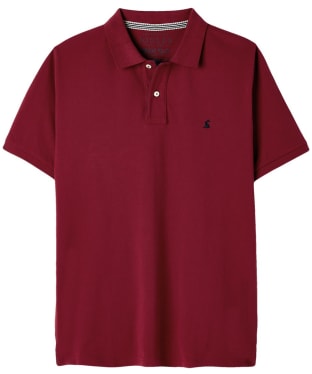 Men's Joules Woody Cotton Polo Shirt - Rhubarb