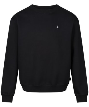 Men's Volcom Single Stone Crew Sweatshirt - Black