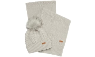 Barbour Hat and Scarf Set