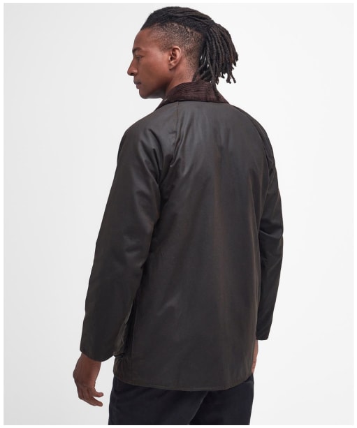 Men's Barbour Classic Beaufort Waxed Jacket - Olive
