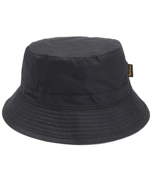 Men's Barbour Waxed Sports Hat - Black