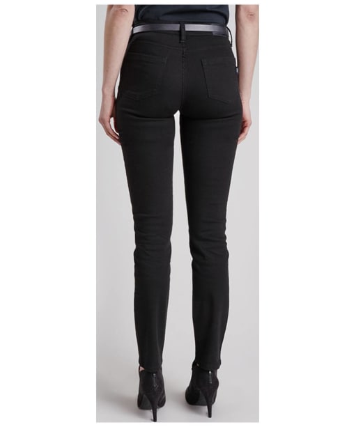 Women's Barbour International Overbore Skinny Jeans - Stay Black