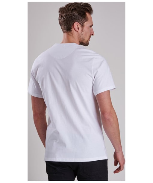 Men's Barbour International Small Logo T-shirt - White