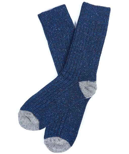 Men's Barbour Houghton Socks - Navy / Grey 