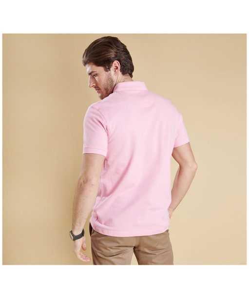 Men's Barbour Sports Polo 215G - Pink