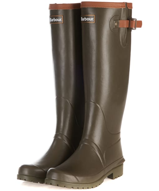 barbour wellies olive