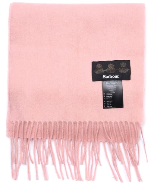 Women’s Barbour Lambswool Woven Scarf - Blush Pink