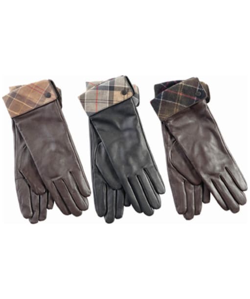Barbour ladies leather gloves clearance