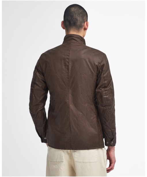 Men's Barbour International Duke Wax Jacket - Bark