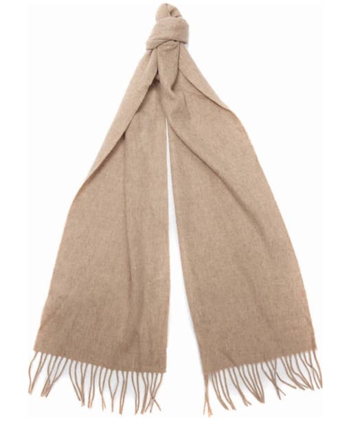 Women’s Barbour Lambswool Woven Scarf - Oatmeal