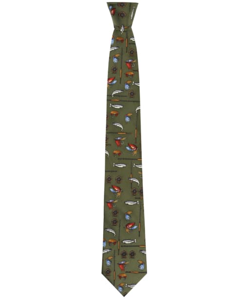 Men's Soprano Fishing Tackle Tie - Country Green