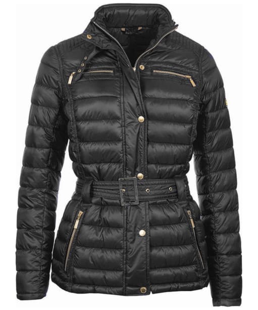 Women's Barbour International Cadwell Quilted Jacket - Black