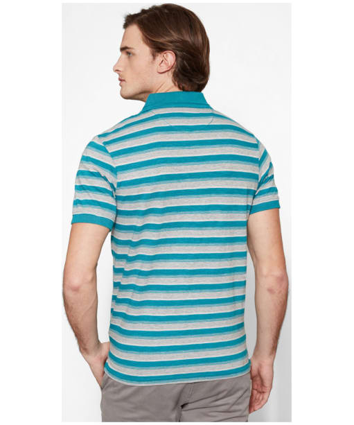 Men’s Timberland Kennebec River Striped Jersey Polo Shirt - Back