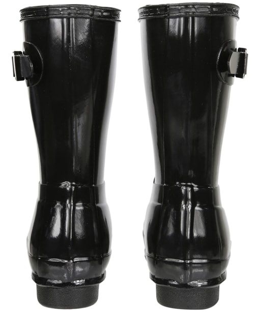 Women's Hunter Original Short Gloss Wellington Boots - Black