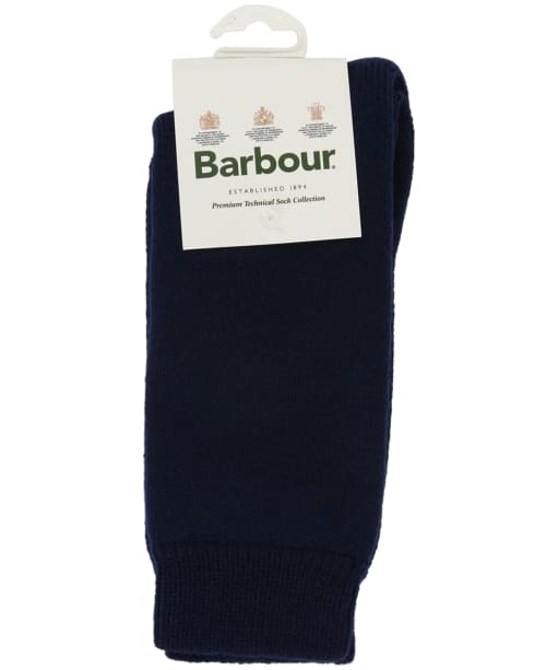 Men’s Barbour Wellington Calf Socks - Navy