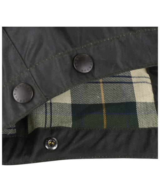 Barbour Waxed Cotton Hood - Sage