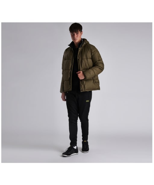 barbour international busa down padded jacket
