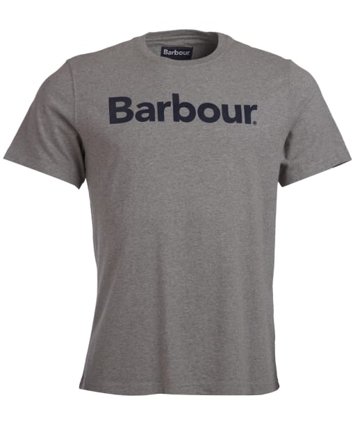 Men’s Barbour Logo Tee - Grey Marl