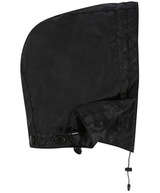 Barbour waxed cotton hood navy clearance