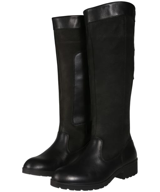 Women’s Dubarry Clare Waterproof Leather Boots - Black