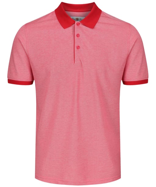 Men’s Alan Paine Kirdford Oxford Pique Polo Shirt - Red