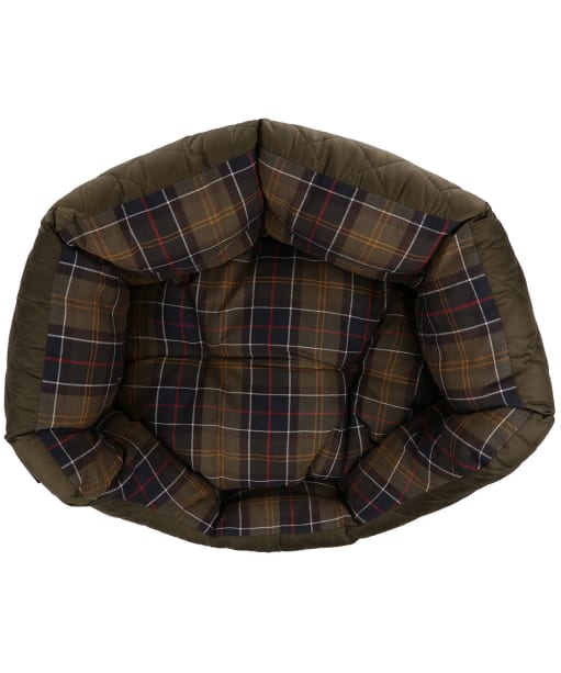Barbour 24” Quilted Dog Bed - Olive