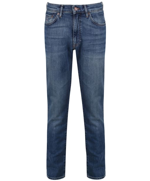 Men’s GANT Slim Straight Jeans - Mid Blue