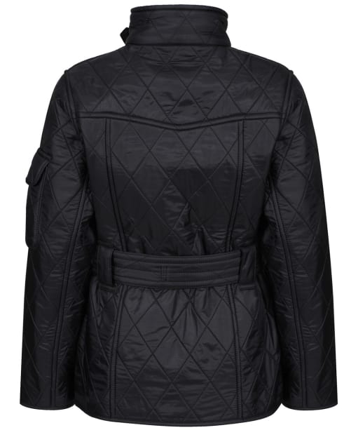 Girl’s Barbour International Quilted Jacket, 10-15yrs - Black