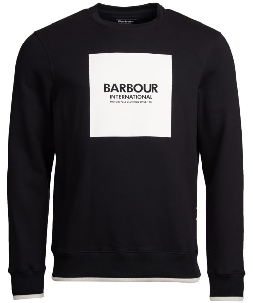 Men’s Barbour International Scortch Crew Neck Sweater - Black