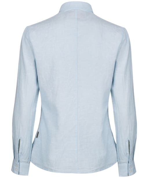 Women's Musto Country Linen Shirt - Pale Blue