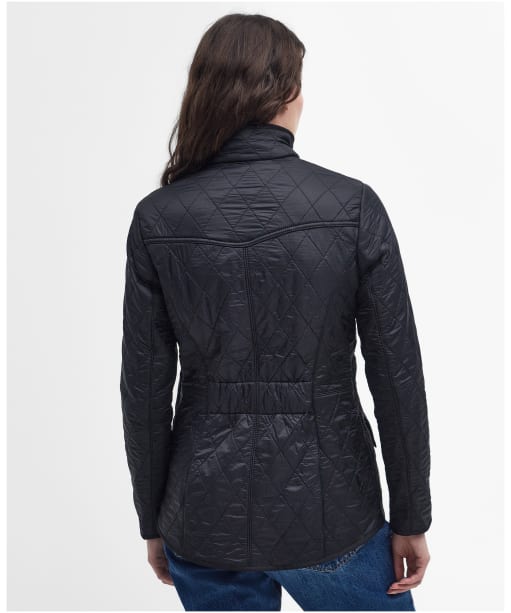Women's Barbour Cavalry Polarquilt Jacket - Black