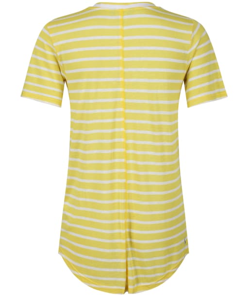 Women’s Joules Lola Stripe Tee - White/Yellow Stripe