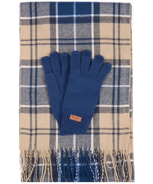 Women's Barbour Scarf and Knitted Glove Gift Set