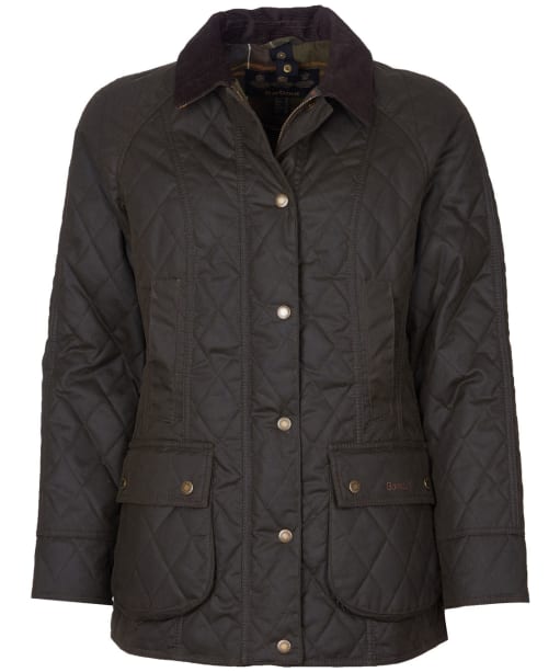 Women’s Barbour Gibbon Waxed Jacket - Olive