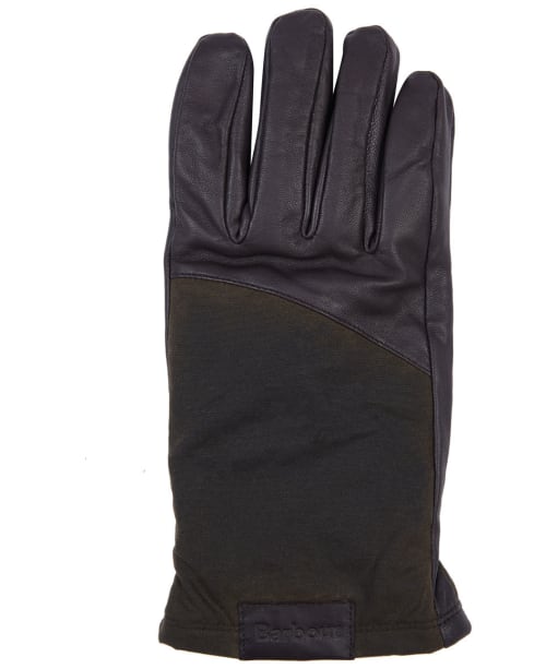 Men’s Barbour Hebden Leather Gloves - Dark Brown