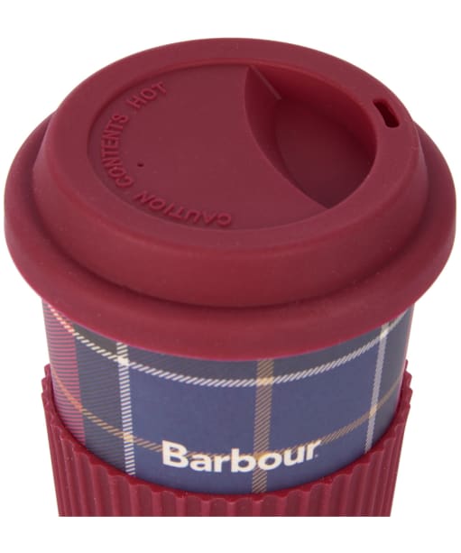 Barbour Tartan Travel Mug - Red/Navy Tartan