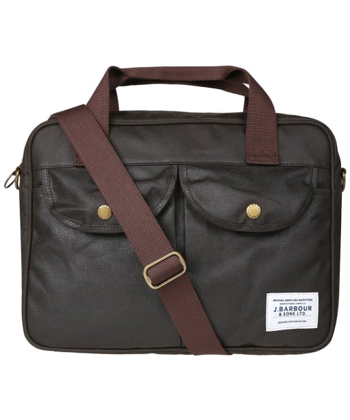 Barbour Longthorpe Wax Laptop Bag
