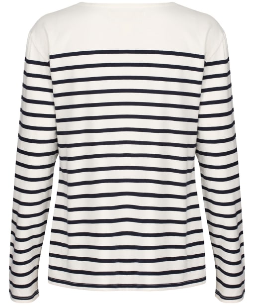 Women’s Seasalt Sailor Shirt - Falmouth Breton Chalk Midnight