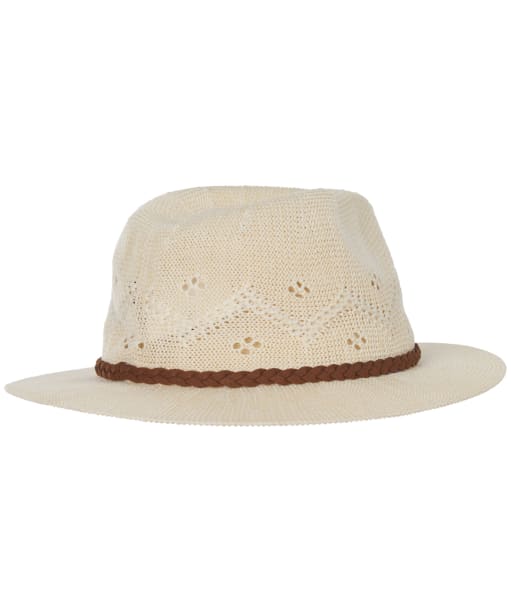 Women's Barbour Flowerdale Trilby Hat - Cream
