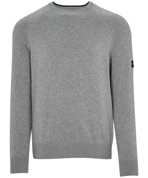 Men’s Barbour International Cotton Crew Neck Sweater - Anthracite Marl