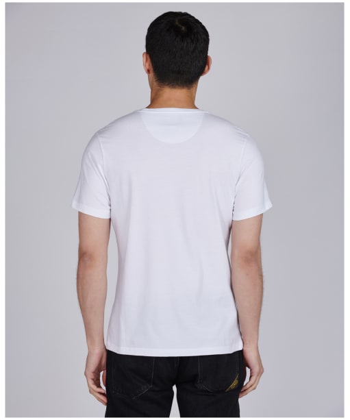 Men's Barbour International Essential Small Logo T-Shirt - White