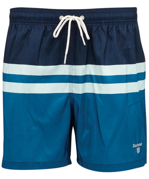 Men’s Barbour Double Stripe Swim Shorts - Navy